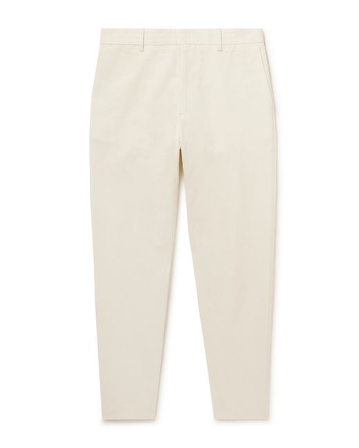 Paul Smith Straight-Leg Cotton and Linen-Blend Trousers