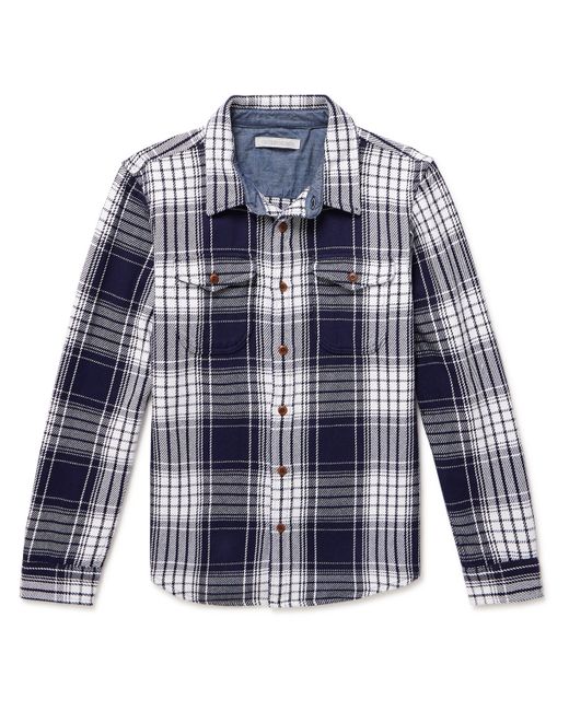 Outerknown Blanket Checked Organic Cotton-Twill Shirt