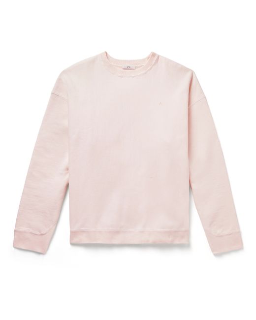 Aton Garment-Dyed Cotton-Jersey Sweatshirt