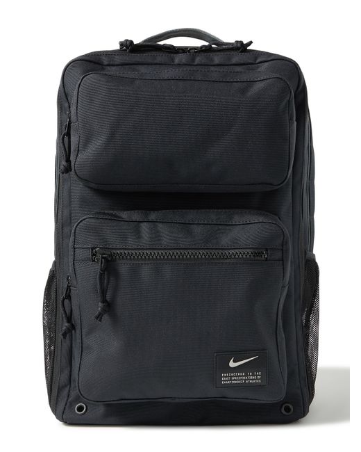 Nike Training Utility Speed Logo-Appliquéd Webbing-Trimmed Canvas Backpack