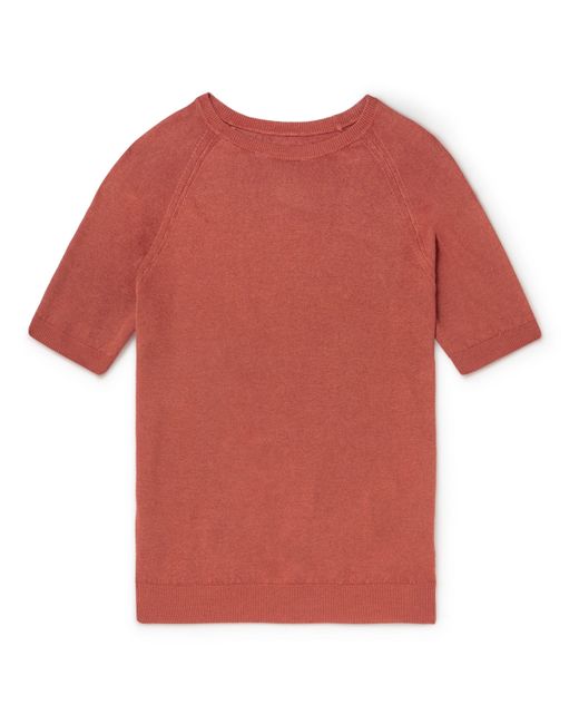 Thom Sweeney Cotton and Linen-Blend T-Shirt