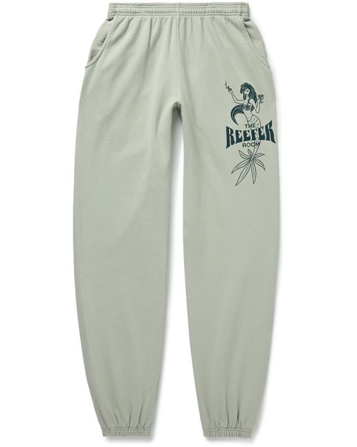 Local Authority Reefer Room Tapered Printed Cotton-Jersey Sweatpants