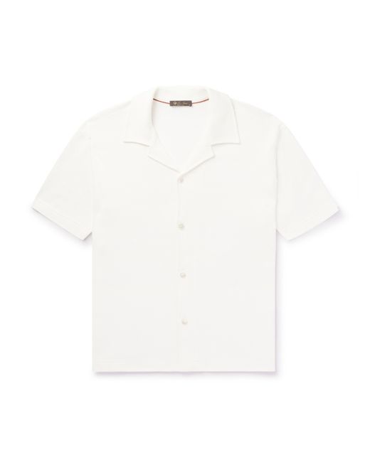 Loro Piana Camp-Collar Cotton and Silk-Blend Shirt