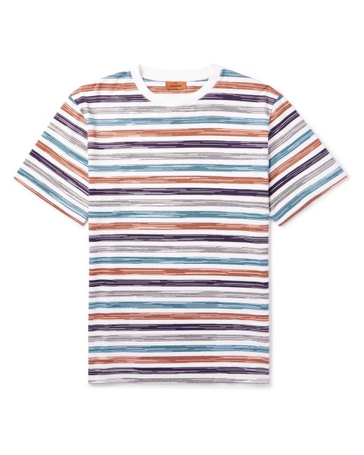 Missoni Striped Space-Dyed Cotton-Jersey T-Shirt