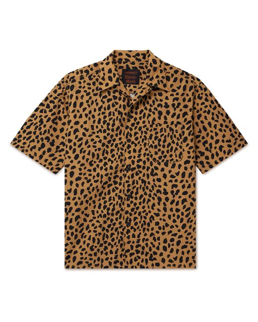 Wacko Maria Gramicci Convertible-Collar Leopard-Print Nylon Shirt