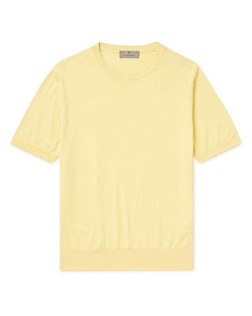 Canali Cotton and Silk-Blend T-Shirt