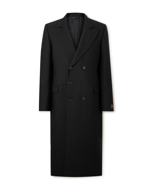 Raf Simons Double-Breasted Wool-Blend Coat