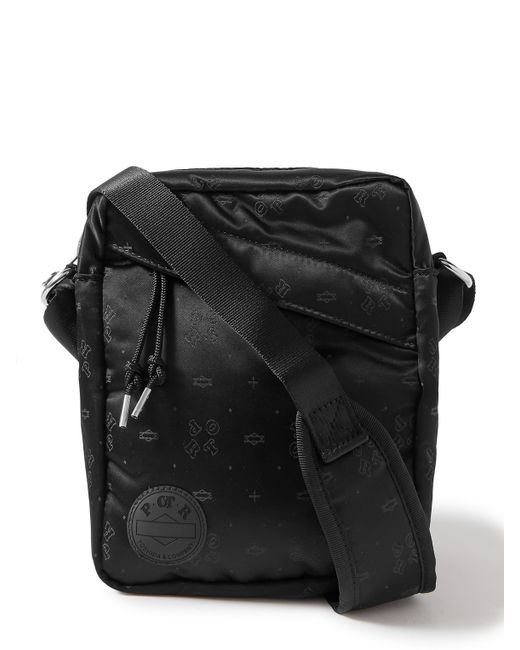 Porter-Yoshida and Co POTR Logo-Appliquéd Nylon-Jacquard Messenger Bag