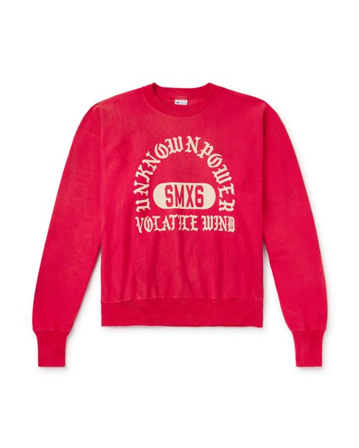 Saint Mxxxxxx Logo-Print Cotton-Blend Jersey Sweatshirt