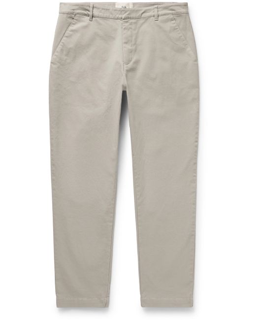 Folk Tapered Stretch-Cotton Trousers