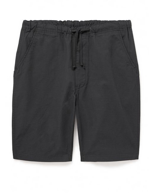 OrSlow Straight-Leg Cotton-Ripstop Drawstring Shorts
