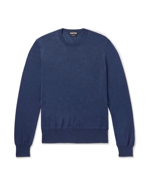 Tom Ford Slim-Fit Cashmere and Silk-Blend Sweater