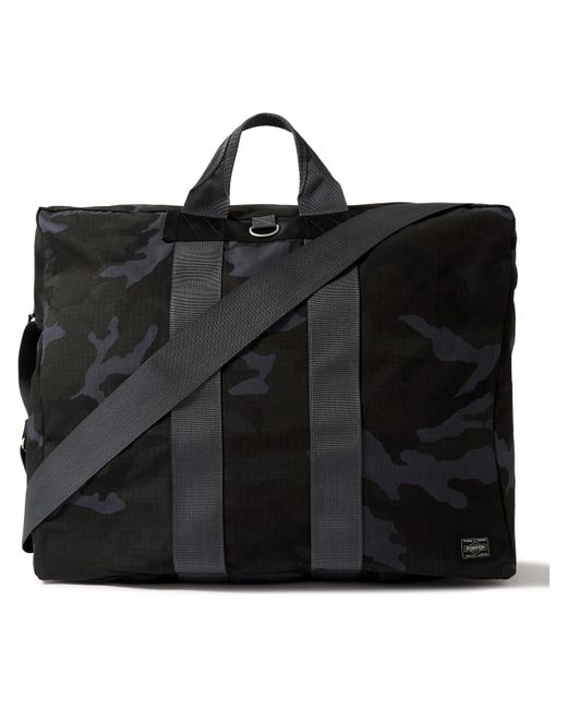 Porter-Yoshida and Co Camouflage-Print Nylon and Cotton-Ripstop Tote Bag