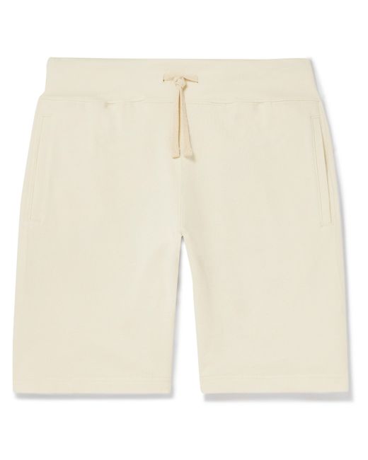 Beams Plus Wide-Leg Cotton-Jersey Drawstring Shorts