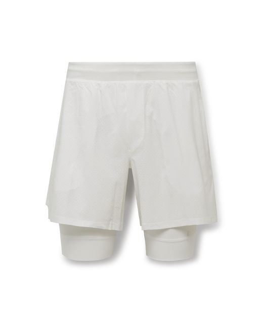 Lululemon Vented Straight-Leg Perforated Recycled-Swift Tennis Shorts