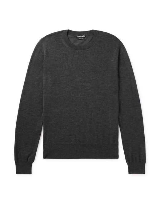 Tom Ford Slim-Fit Cashmere and SIlk-Blend Sweater