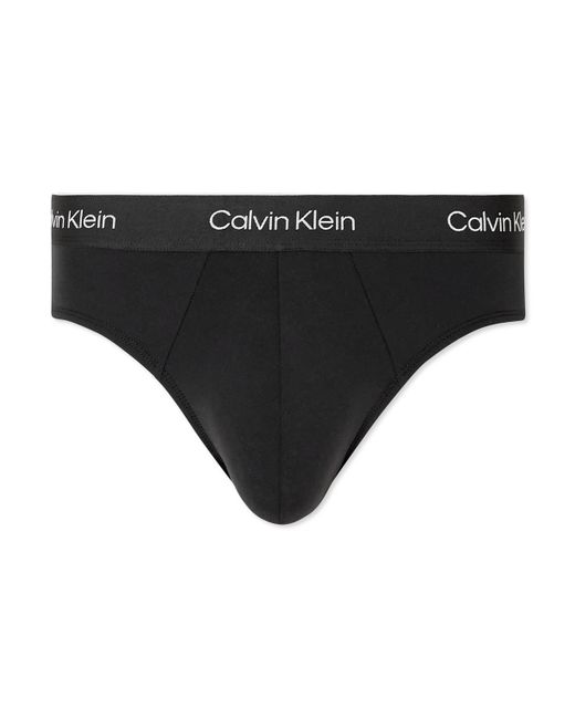 Calvin Klein Stretch Recycled-Jersey Briefs S
