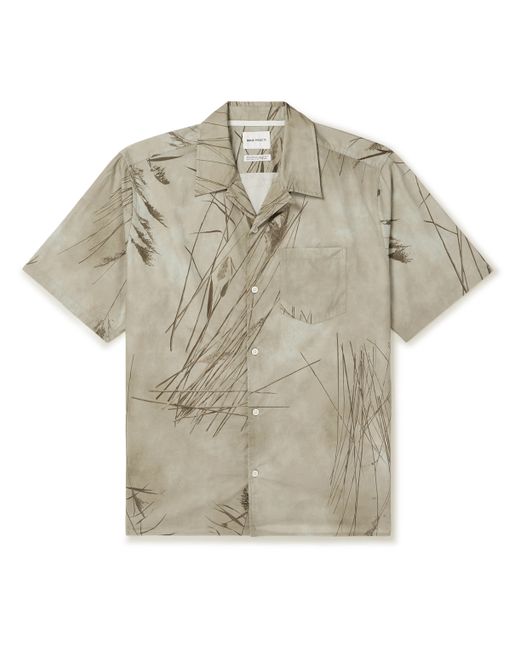 Norse Projects Carsten Convertible-Collar Printed Cotton-Poplin Shirt XS