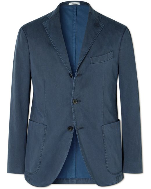Boglioli Unstructured Garment-Dyed Lyocell-Blend Suit Jacket IT 46