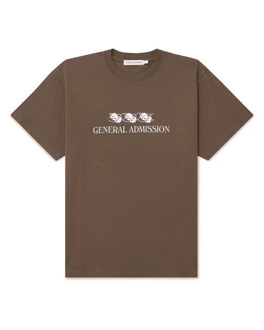 General Admission Logo-Print Cotton-Jersey T-Shirt S