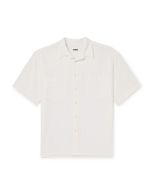 Ymc Mitchum Stretch-Cotton Seersucker Shirt S