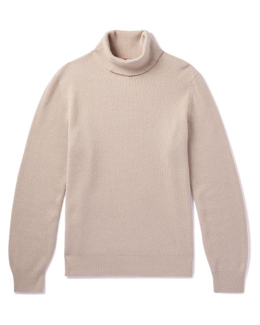 Brunello Cucinelli Ribbed Cashmere Rollneck Sweater IT 46