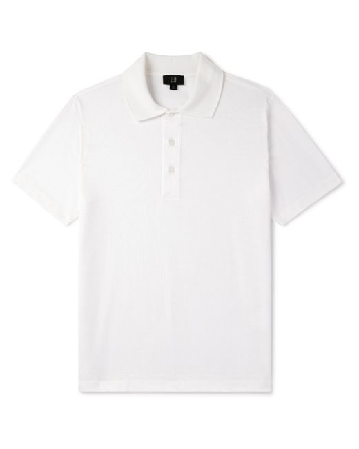 Dunhill Rollagas Slim-Fit Textured-Cotton Polo Shirt S