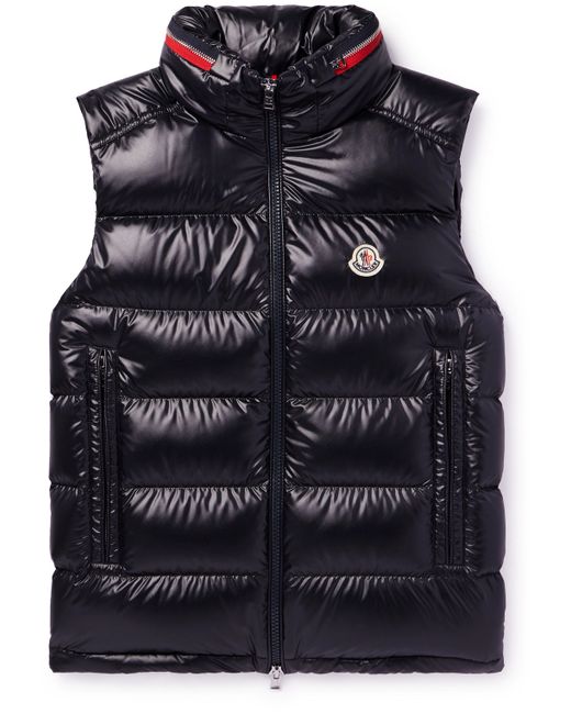 Moncler Logo-Appliquéd Quilted Shell Down Gilet 1