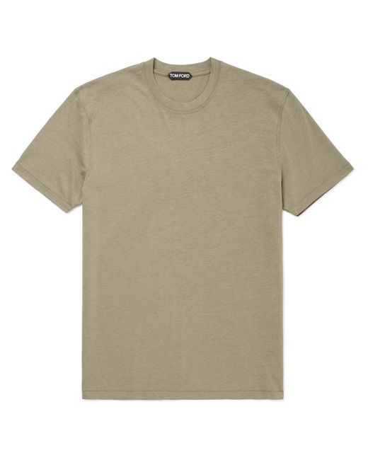 Tom Ford Slim-Fit Lyocell and Cotton-Blend Jersey T-Shirt IT 44