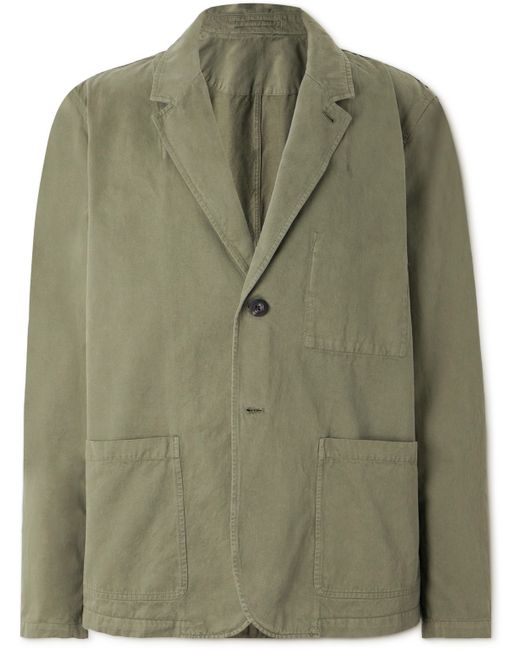 Mr P. Mr P. Garment-Dyed Cotton-Twill Blazer 36