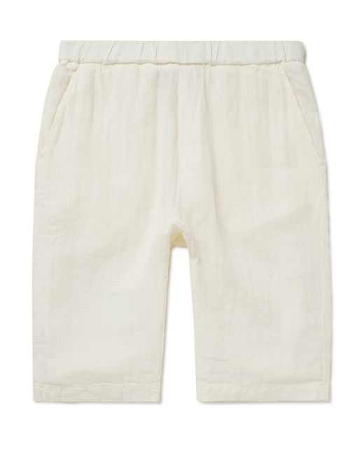 Barena Agro Straight-Leg Cotton and Linen-Blend Shorts IT 48