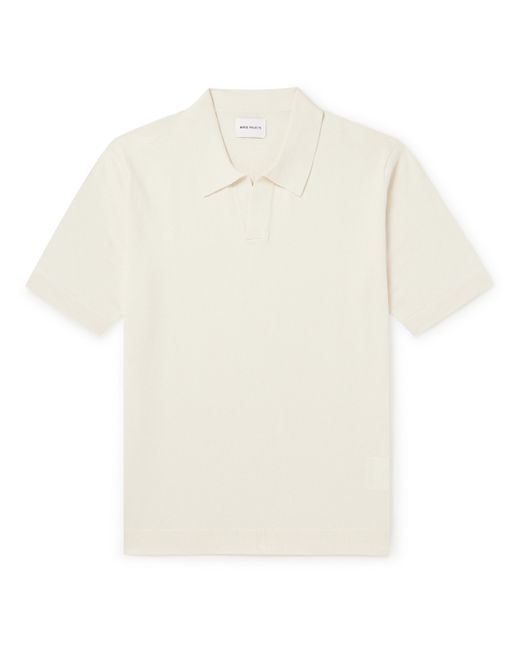Norse Projects Leif Linen and Cotton-Blend Polo Shirt S
