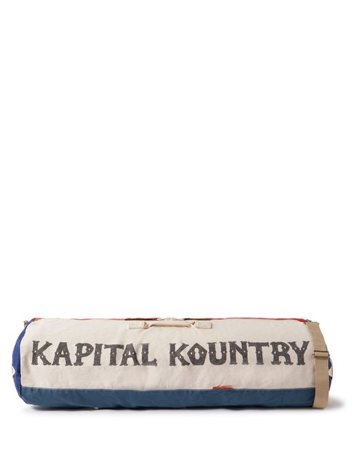 Kapital Boston Printed Canvas Duffle Bag