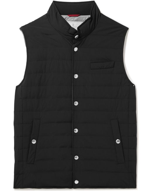 Brunello Cucinelli Quilted Nylon Down Gilet S