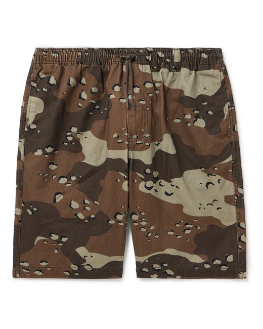 thisisneverthat Beach Straight-Leg Camouflage-Print Cotton-Twill Drawstring Shorts S