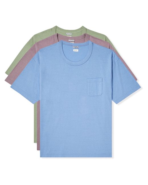 Visvim Sublig Jumbo Three-Pack Cotton-Jersey T-Shirts 1