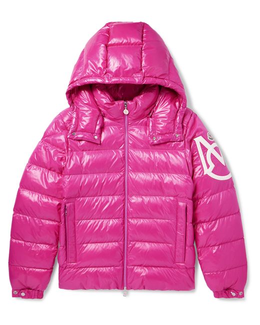 Moncler Logo-Appliquéd Quilted Shell Hooded Down Jacket 1