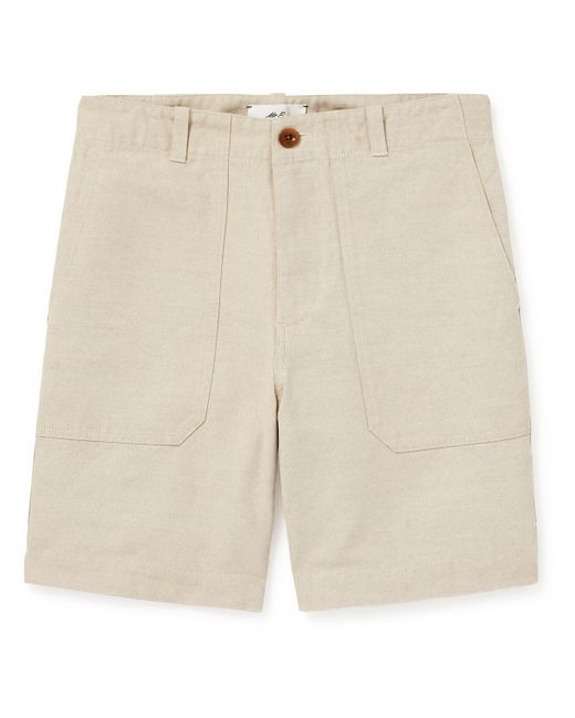 Mr P. Mr P. Straight-Leg Cotton-Twill Cargo Shorts 28