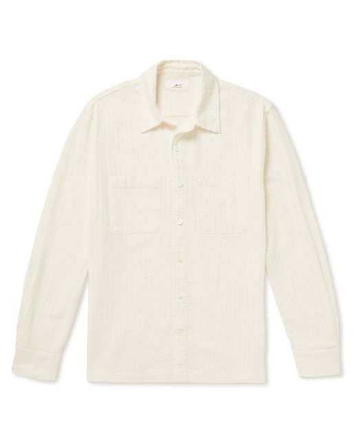 Mr P. Mr P. Paul Cotton-Blend Dobby Shirt XS