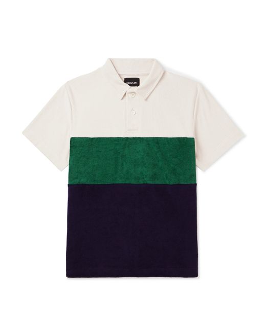 Howlin' Striped Cotton-Blend Terry Polo Shirt S