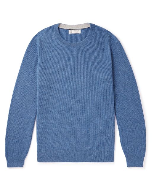 Brunello Cucinelli Ribbed Cashmere Sweater IT 48