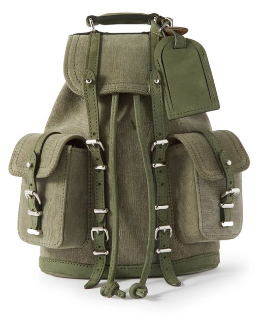 Readymade Nubuck-Trimmed Canvas Backpack