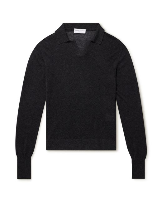 Officine Generale Kit Slim-Fit TENCEL Lyocell and Cashmere-Blend Sweater S