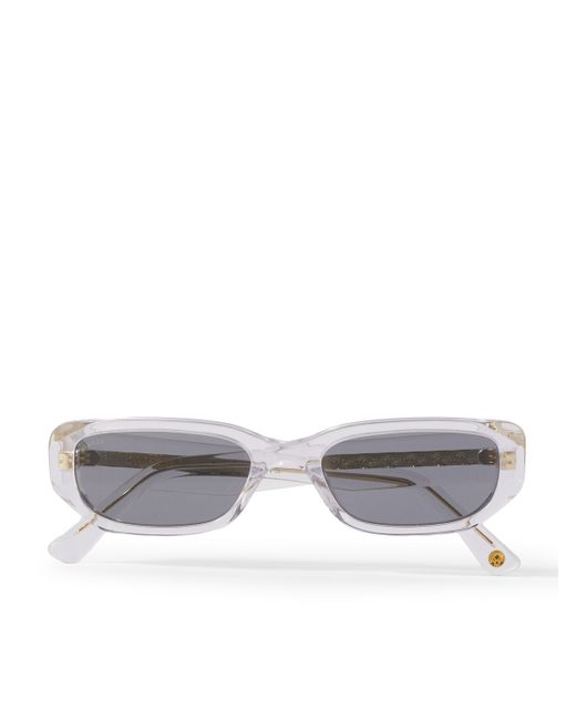 Kimeze Oré Shallow Sun Rectangular-Frame Acetate Sunglasses