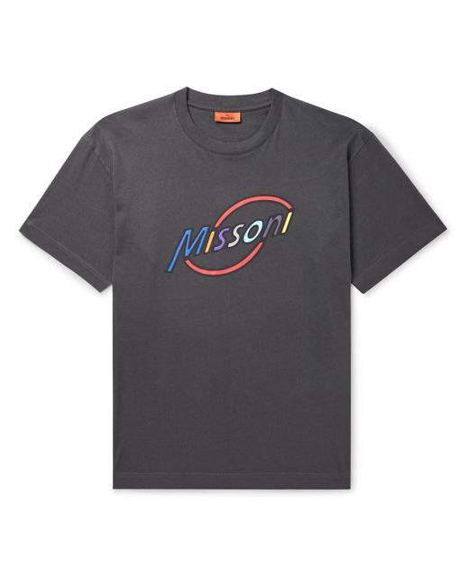 Missoni Logo-Print Cotton-Jersey T-Shirt S