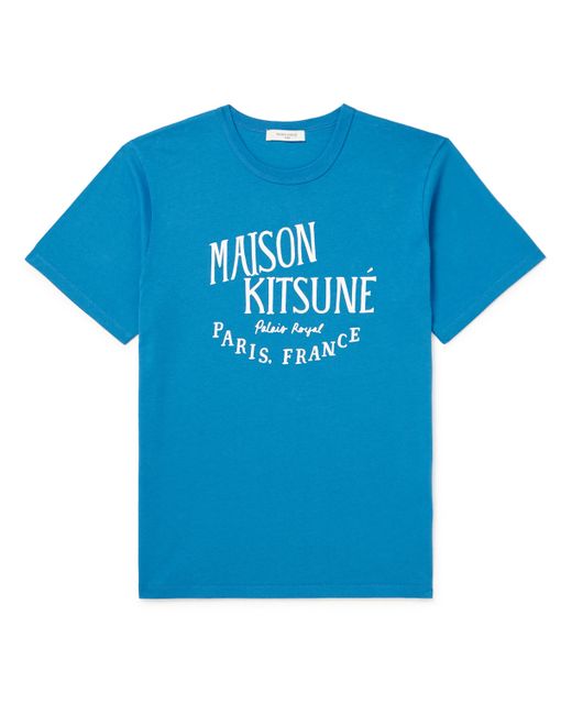 Maison Kitsuné Logo-Print Cotton-Jersey T-Shirt XS