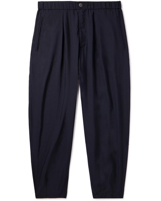 Giorgio Armani Straight-Leg Lyocell and Silk-Blend Suit Trousers IT 46