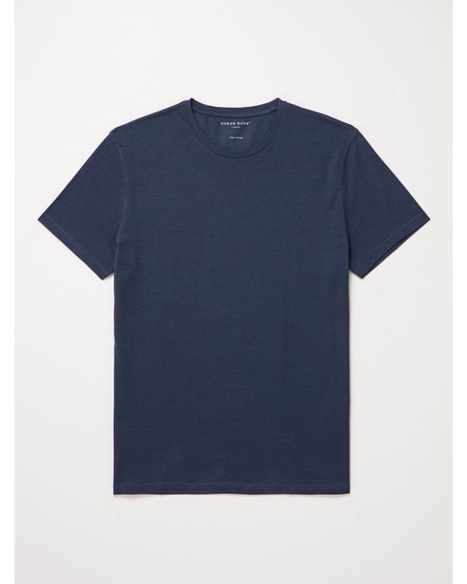 Derek Rose Ramsay 1 Stretch-Cotton and TENCEL Lyocell-Blend Piqué T-Shirt S
