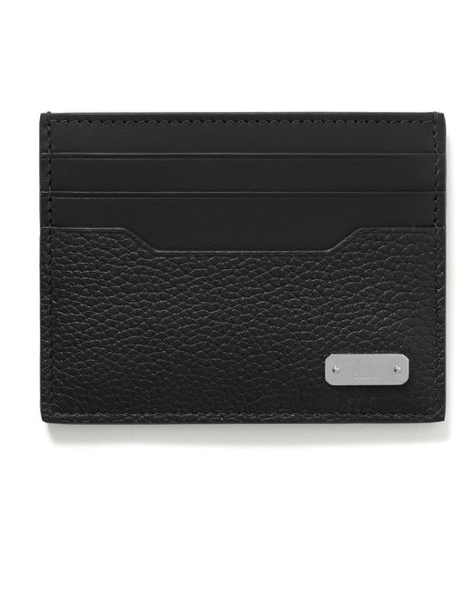Dunhill 1893 Harness Pebble-Grain Leather Cardholder