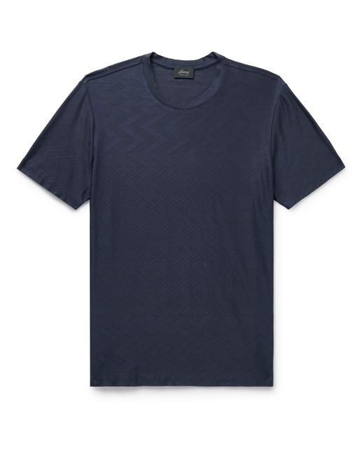 Brioni Cotton and Silk-Blend T-Shirt S